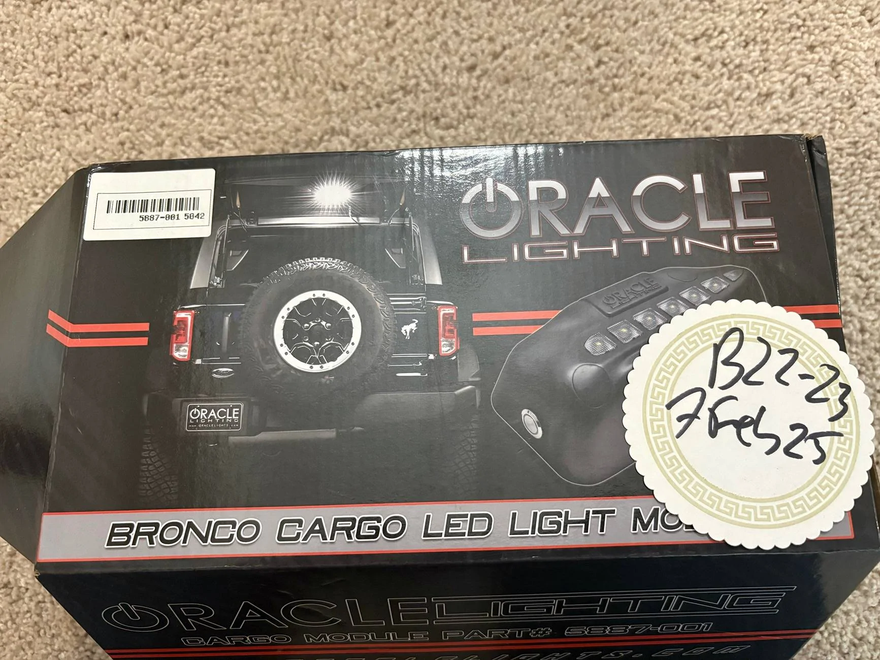 Ford Bronco Oracle cargo light IMG_0690