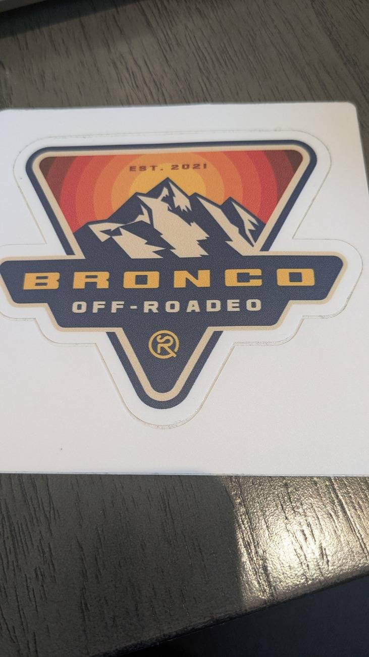 Ford Bronco Off Roadeo stickers 1000002030
