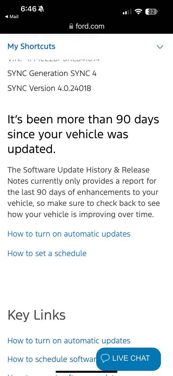 Ford Bronco Software update February 14-15, 2025 IMG_4264