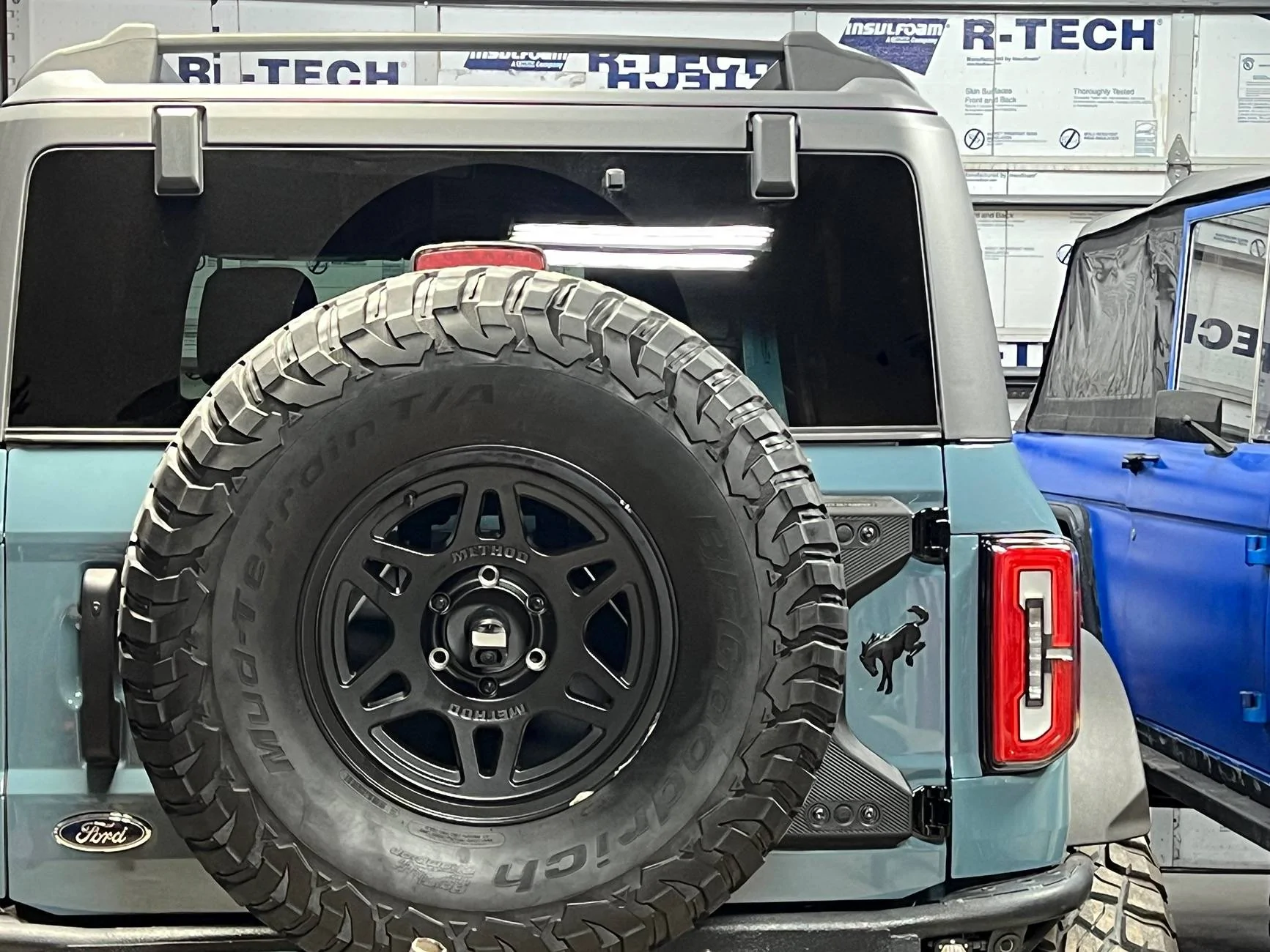 Ford Bronco Spare tire mount reinforcement kit now available from Ford Performance Parts IMG_7957