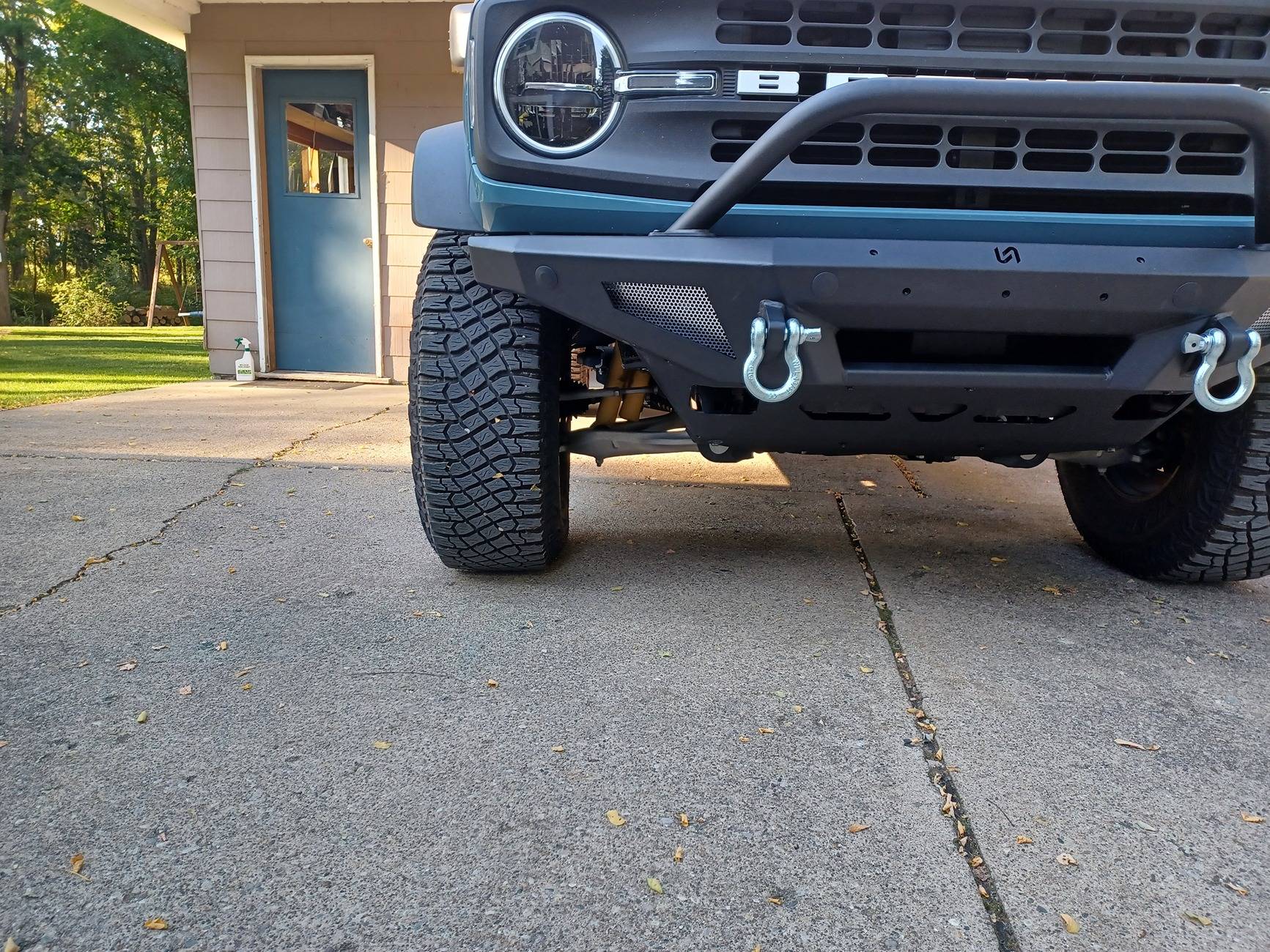 Ford Bronco Turn Offroad Hyperlyte front bumper installed 20240915_174520