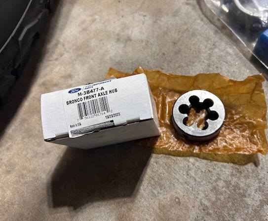 Ford Bronco Driving without CV Axle Nut? Bronco Hub Nut