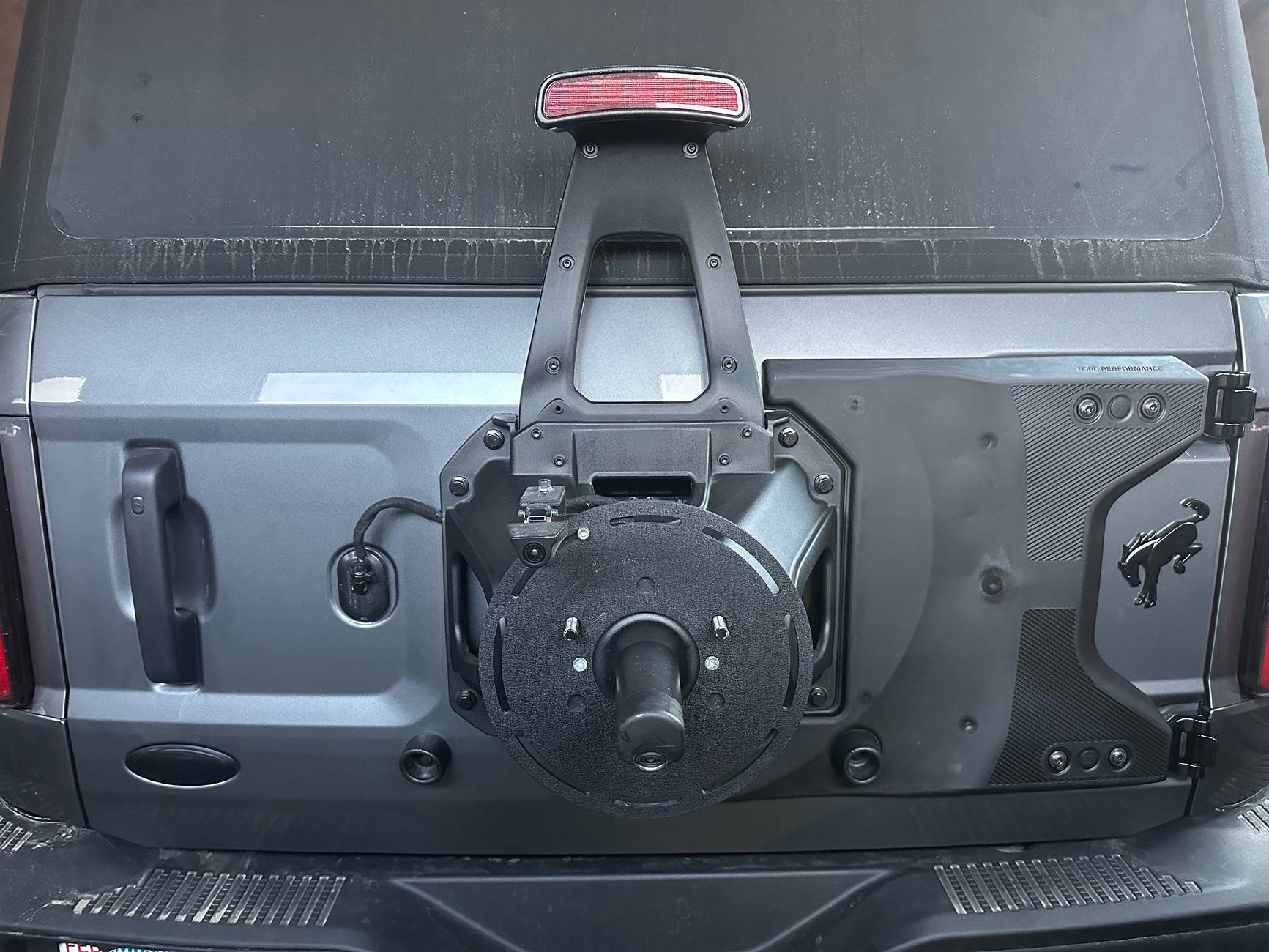 Ford Bronco Spare tire mount reinforcement kit now available from Ford Performance Parts IMG_9117