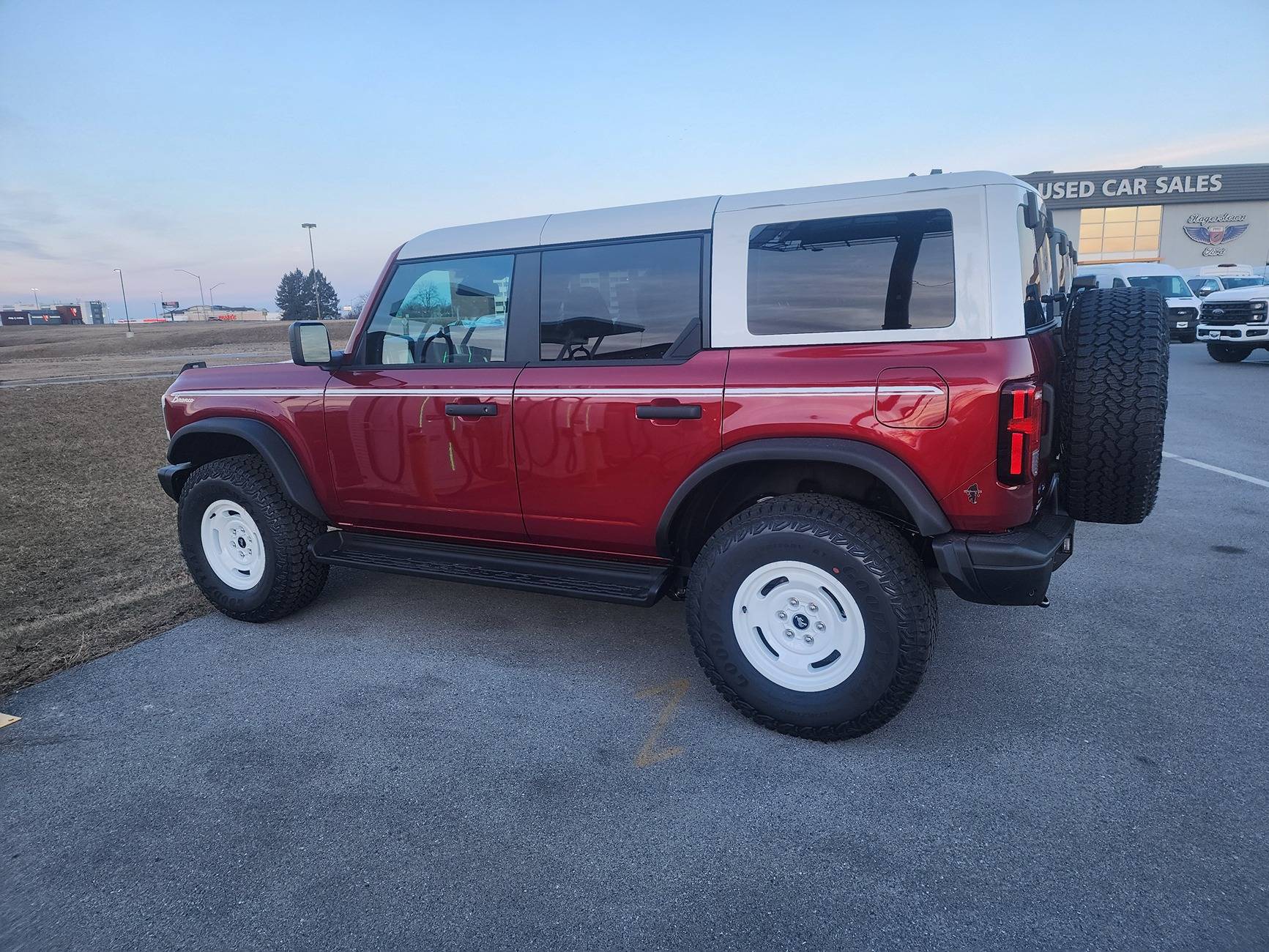 Ford Bronco First look at Ruby Red 2025 Bronco Heritage Edition! 20250218_070650