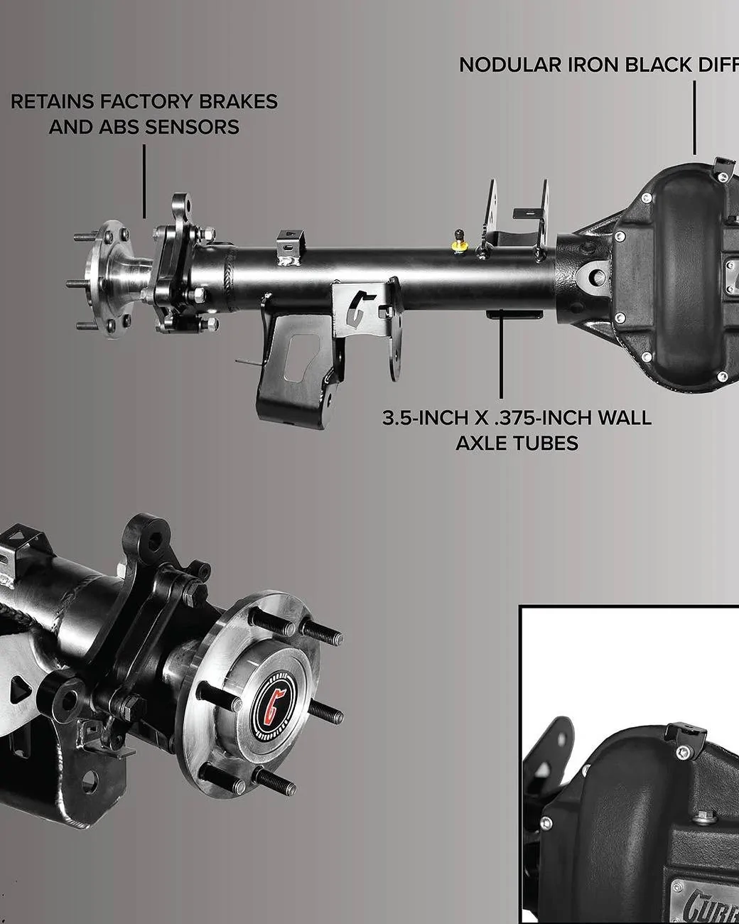 Ford Bronco Currie Dana 60 rear axle for Bronco release Currie Dana 60 rear axle for Bronco 2