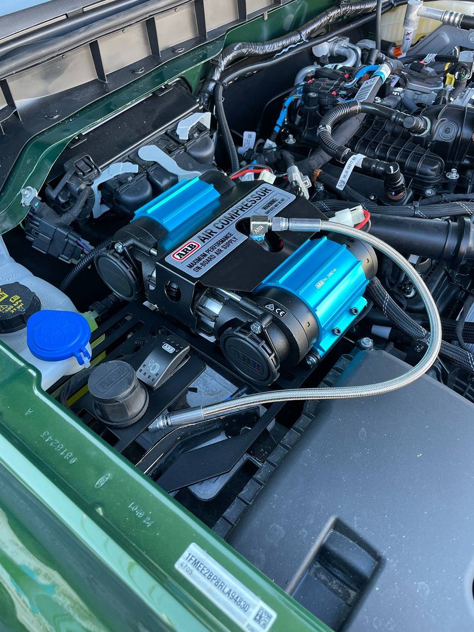 Ford Bronco ARB Compressor Engine Bay Mount from KR Off-Road | Easiest Compressor Kit to Install | USA MADE Photo Feb 10 2025, 2 35 25 PM