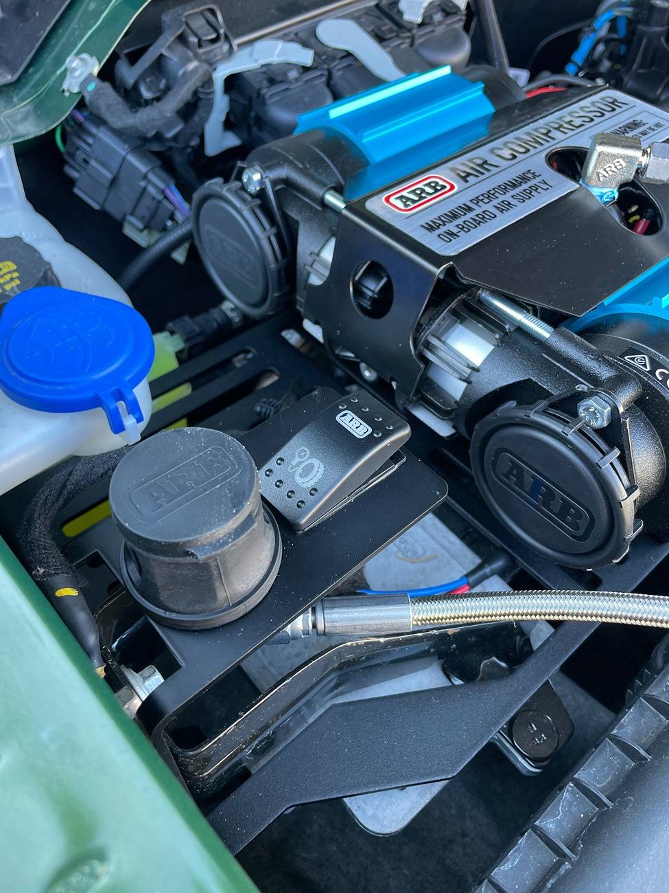 Ford Bronco ARB Compressor Engine Bay Mount from KR Off-Road | Easiest Compressor Kit to Install | USA MADE Photo Feb 10 2025, 2 35 30 PM