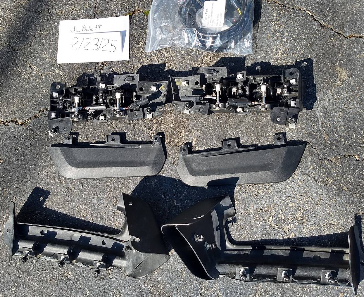 Ford Bronco Sold!  Bronco Raptor fog lights with bumper endcaps.  Wiring available for $60. Bronco_fog2
