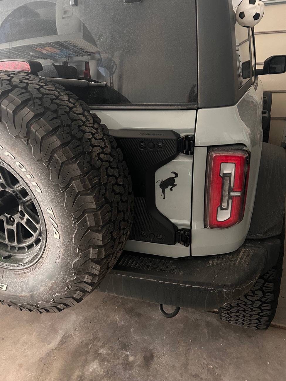 Ford Bronco Spare tire mount reinforcement kit now available from Ford Performance Parts IMG_1182