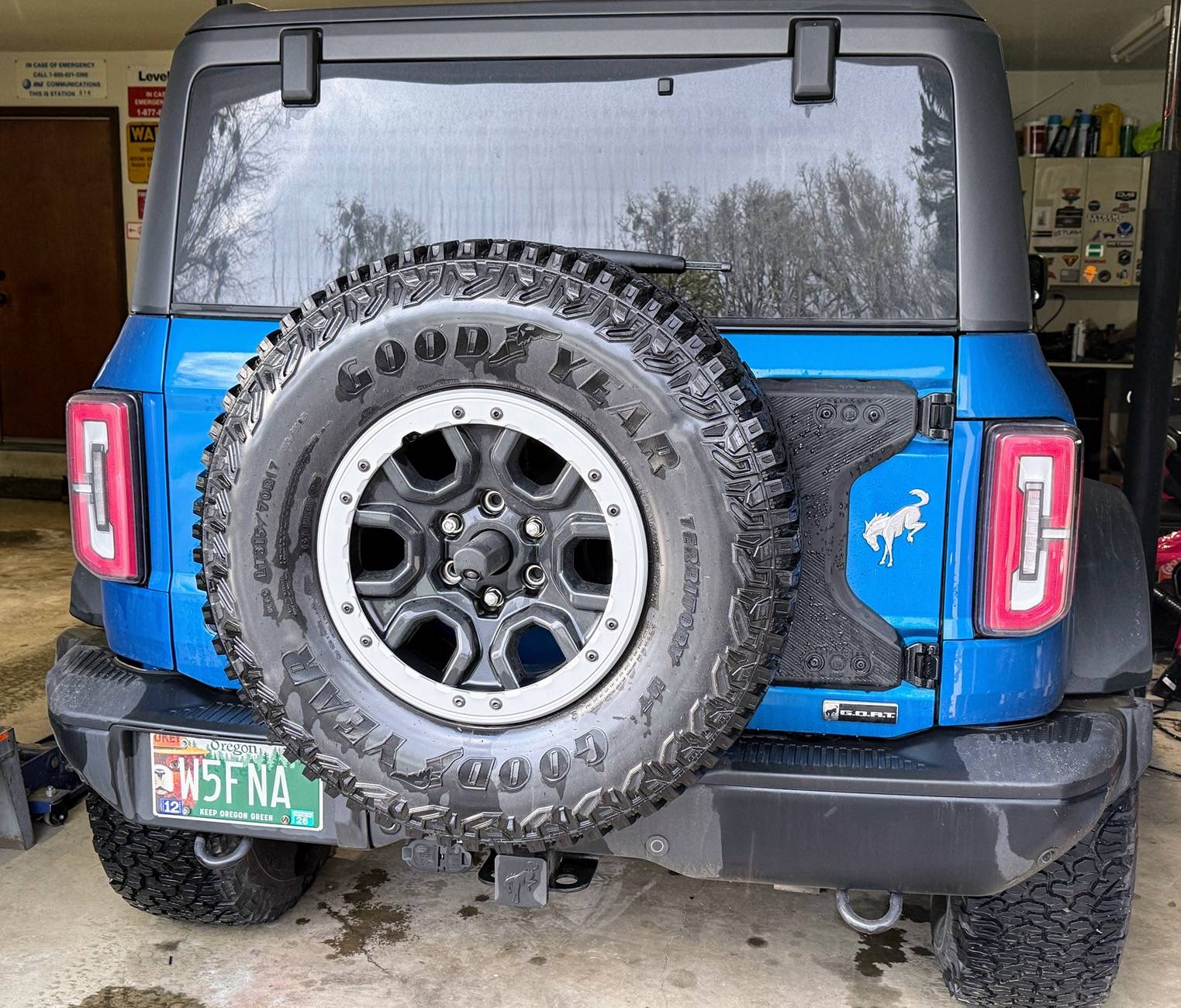 Ford Bronco Spare tire mount reinforcement kit now available from Ford Performance Parts IMG_0006