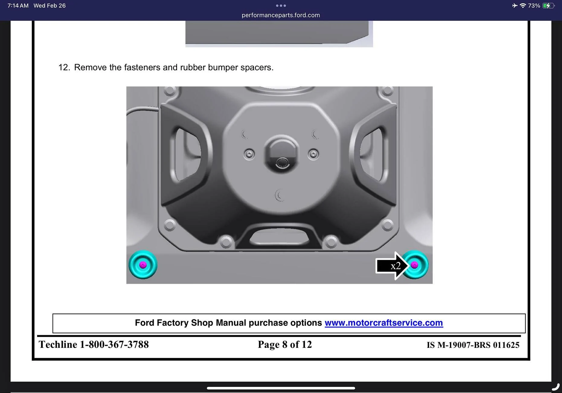 Ford Bronco Spare tire mount reinforcement kit now available from Ford Performance Parts IMG_0953