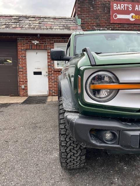 Ford Bronco going from 8 inch to 7.5 inch wheel with same size tire - any issues? Poke 2