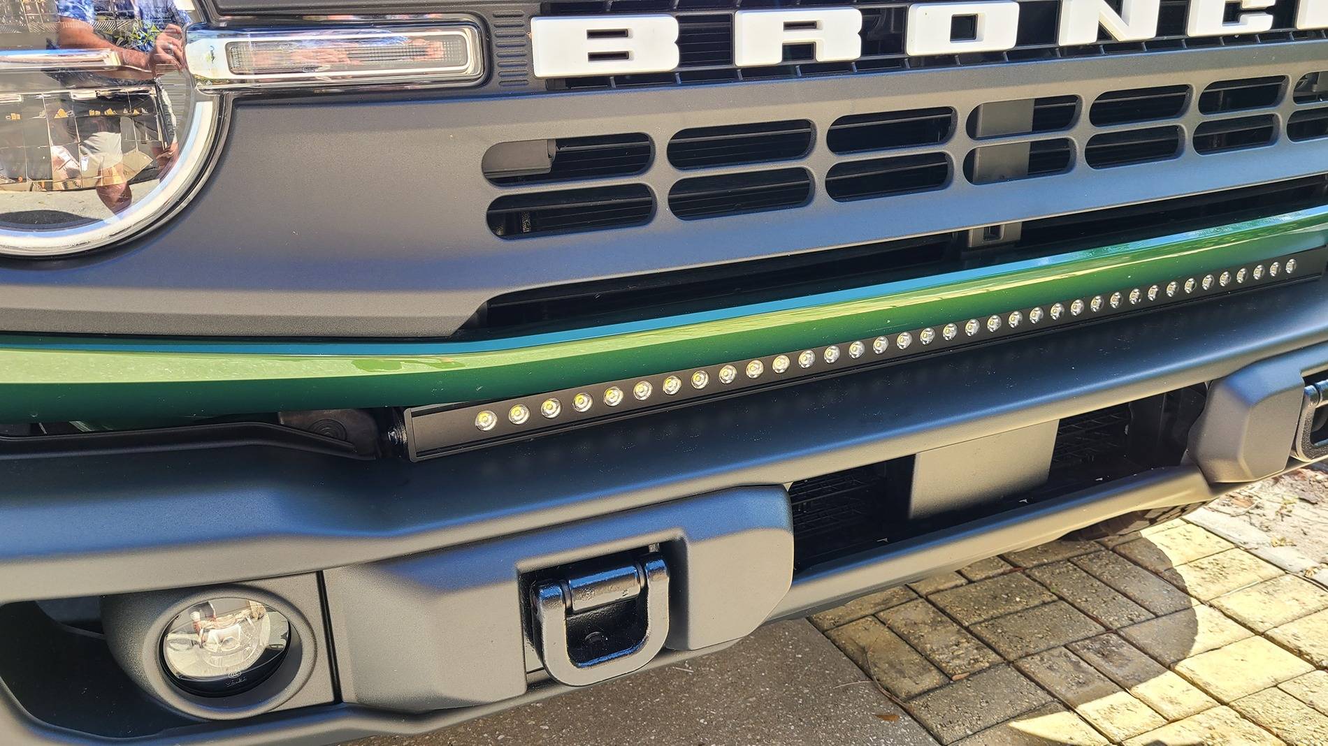 Ford Bronco F150LEDS Curved Lightbar on Capable Bumper? Bronco lower light bar