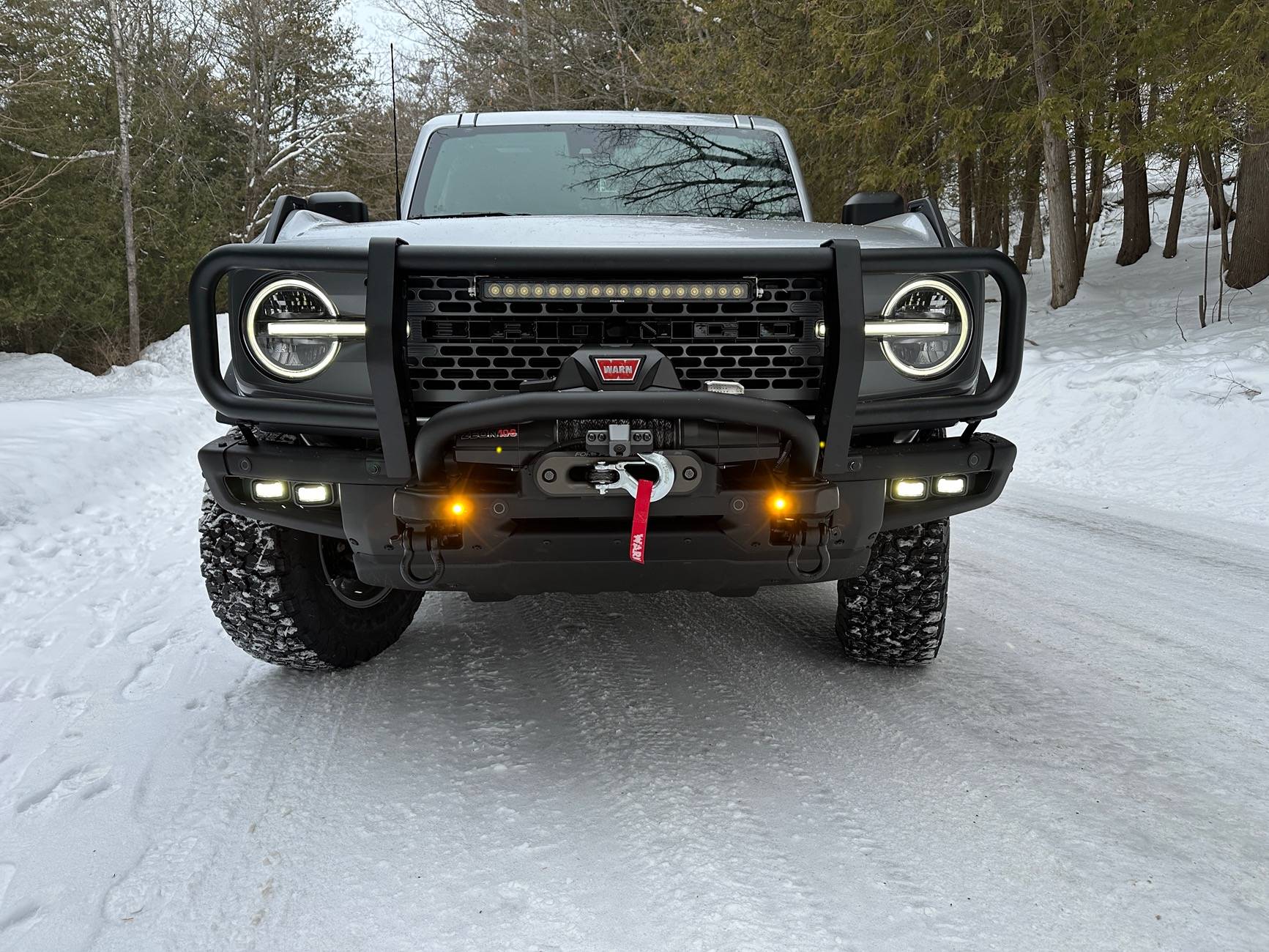 Ford Bronco Ford Performance Winch Install -- How-to DIY Video IMG_3547