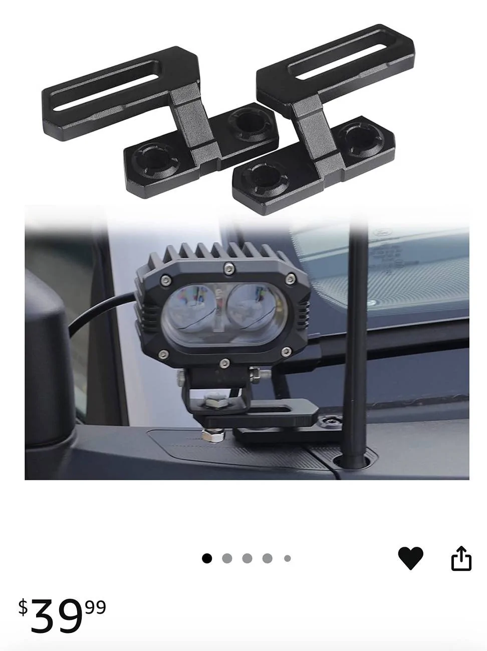Ford Bronco Warn Winch, Westin Brush Guard, LED Fog Lights & Lightbar install IMG_3663