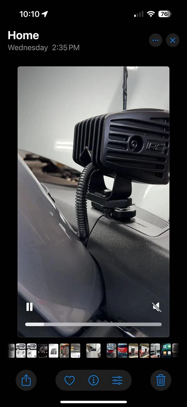 Ford Bronco Warn Winch, Westin Brush Guard, LED Fog Lights & Lightbar install IMG_3665