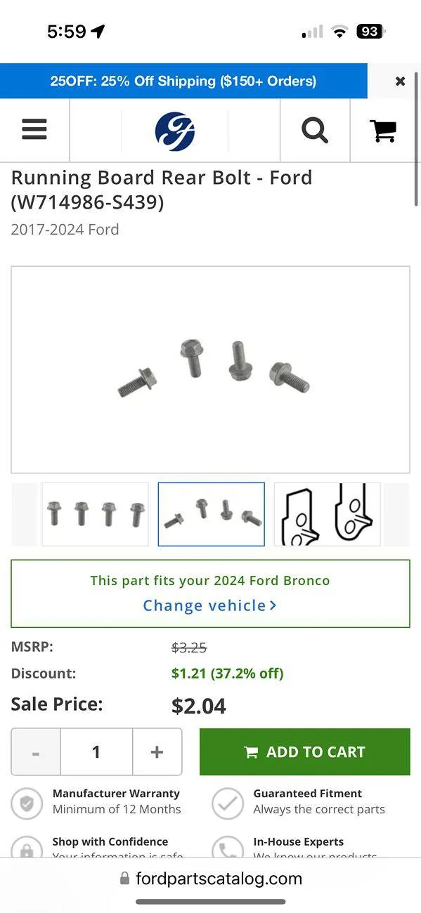 Ford Bronco Warn Winch, Westin Brush Guard, LED Fog Lights & Lightbar install IMG_2993