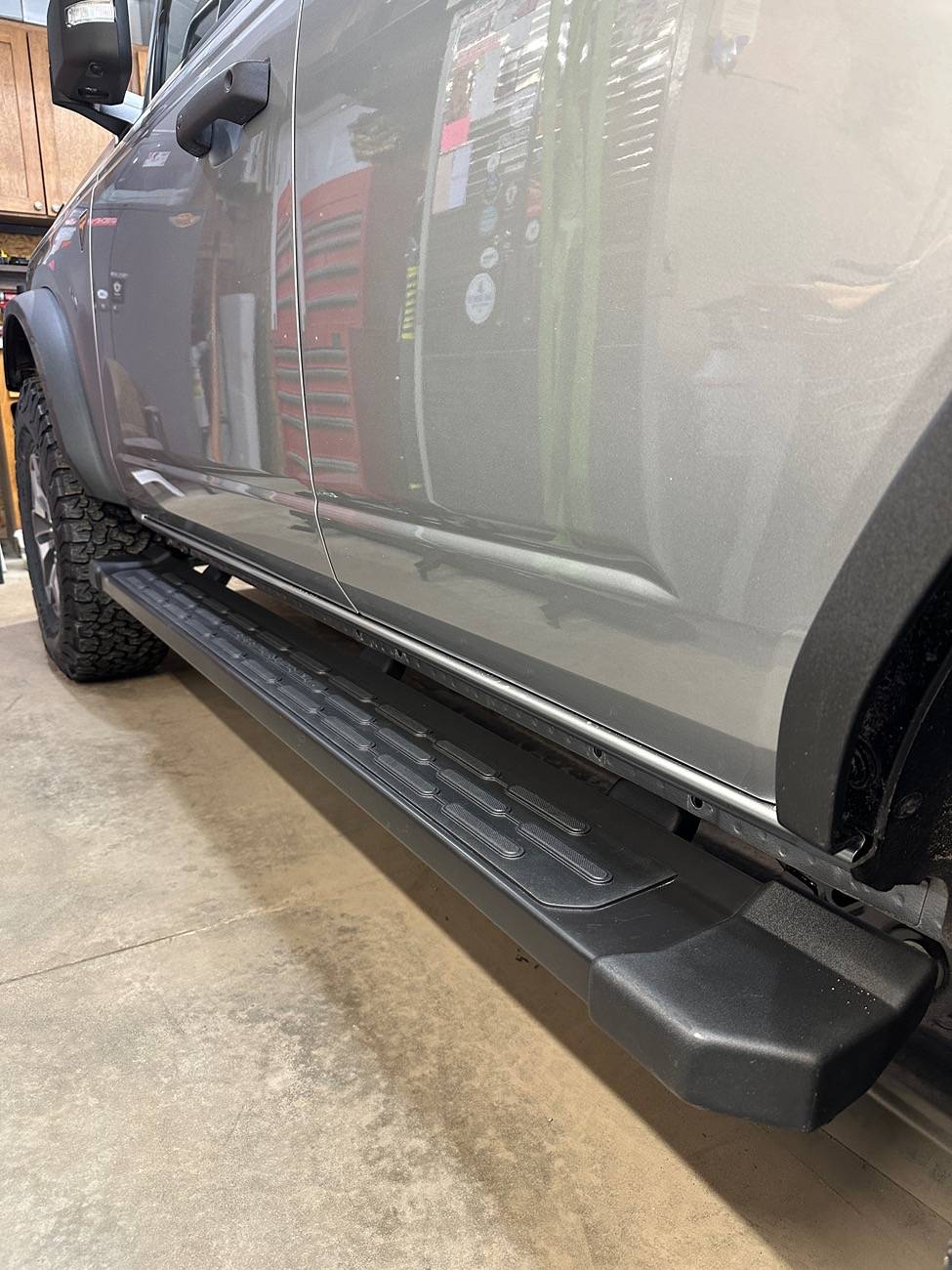 Ford Bronco Warn Winch, Westin Brush Guard, LED Fog Lights & Lightbar install IMG_2999
