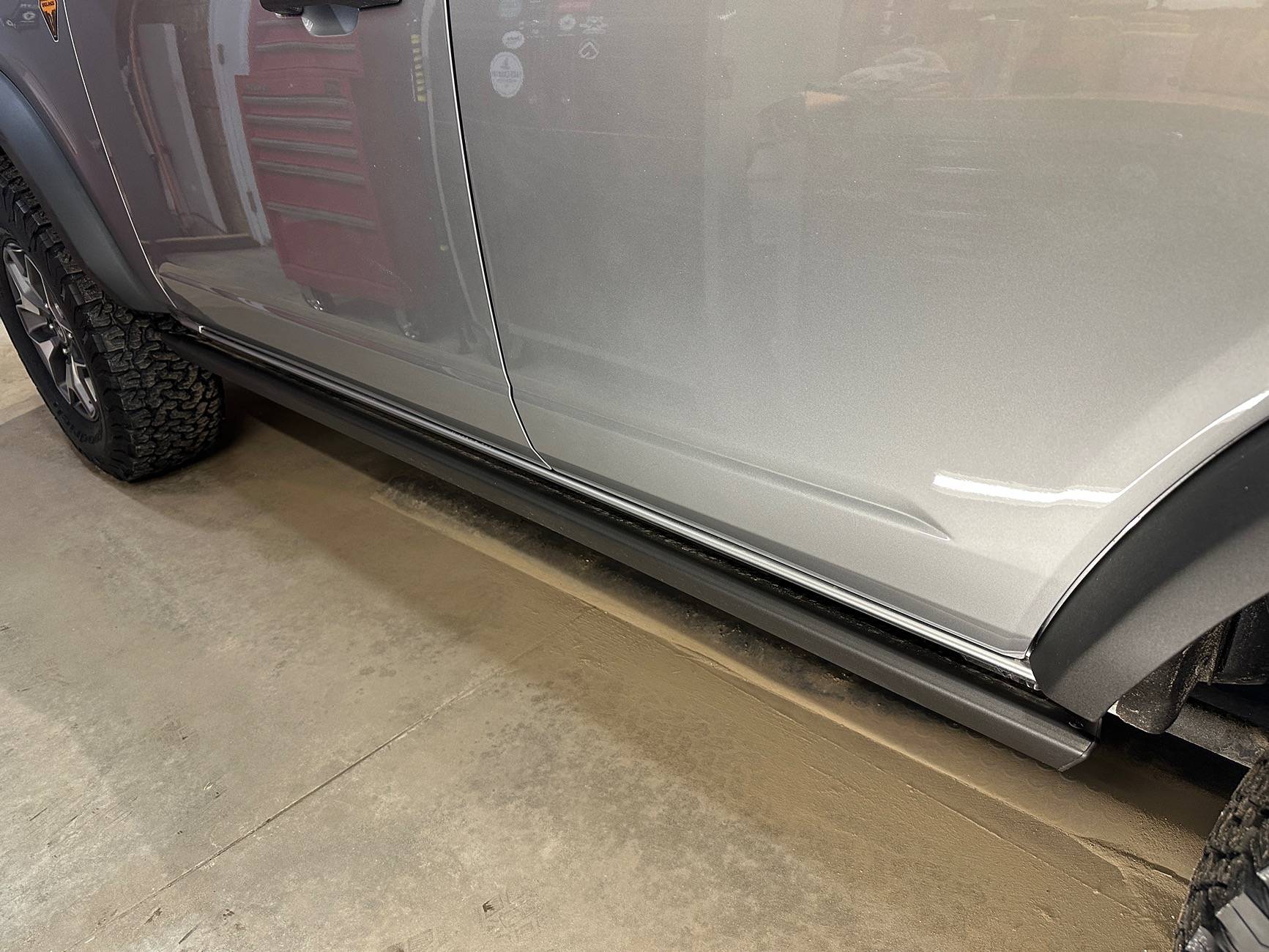 Ford Bronco Warn Winch, Westin Brush Guard, LED Fog Lights & Lightbar install IMG_2983