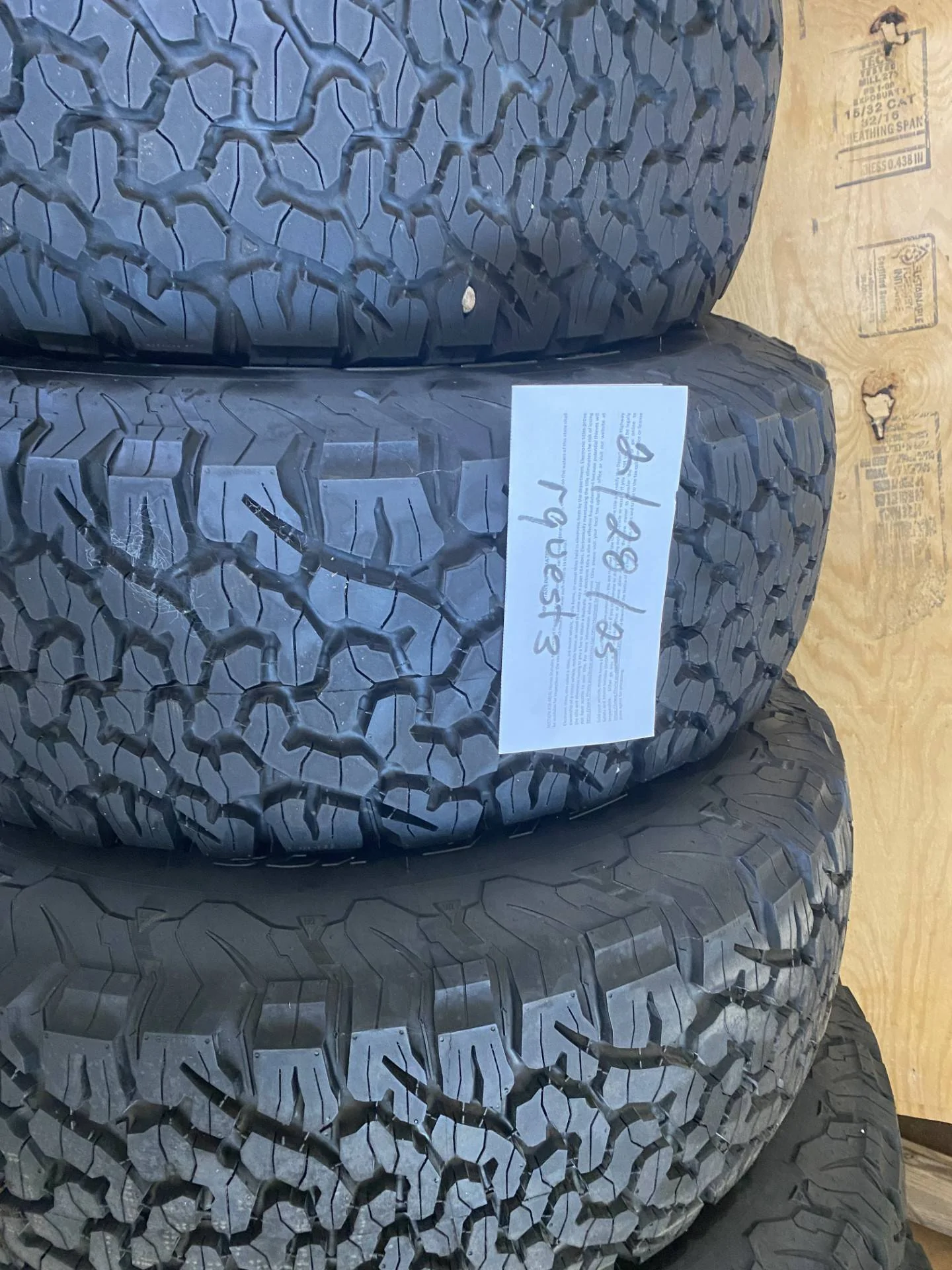 2024 Bronco Raptor Wheels and Tires - Fresh Take Offs - About 10 miles ...