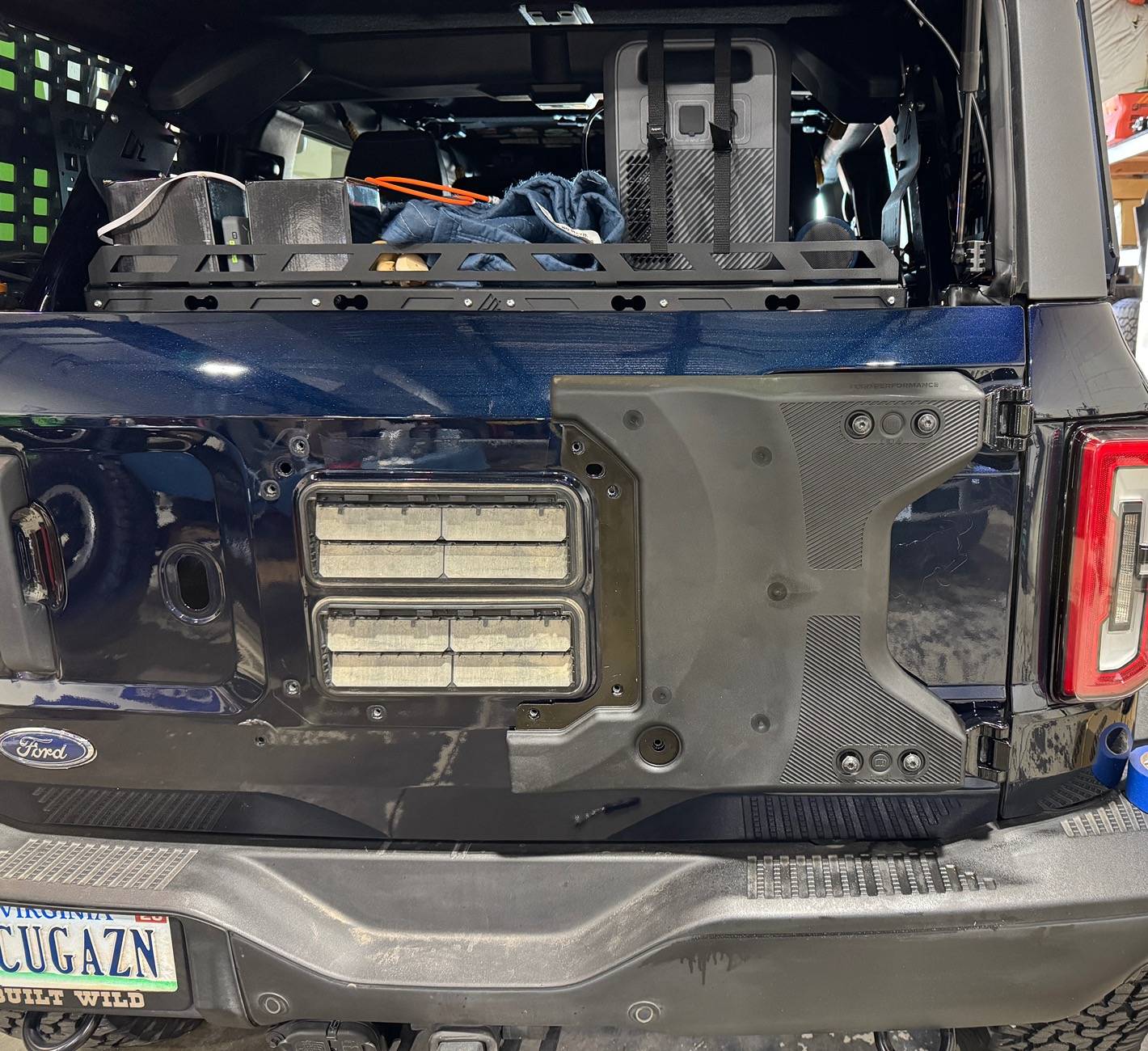 Ford Bronco Spare tire mount reinforcement kit now available from Ford Performance Parts IMG_8129