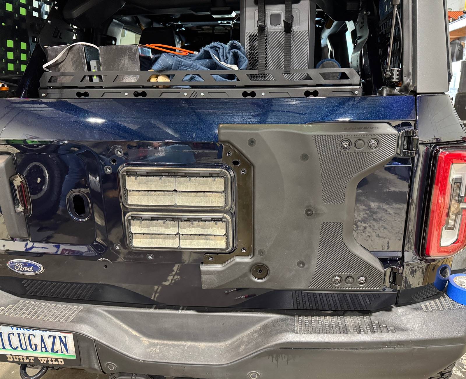 Ford Bronco Spare tire mount reinforcement kit now available from Ford Performance Parts IMG_8130