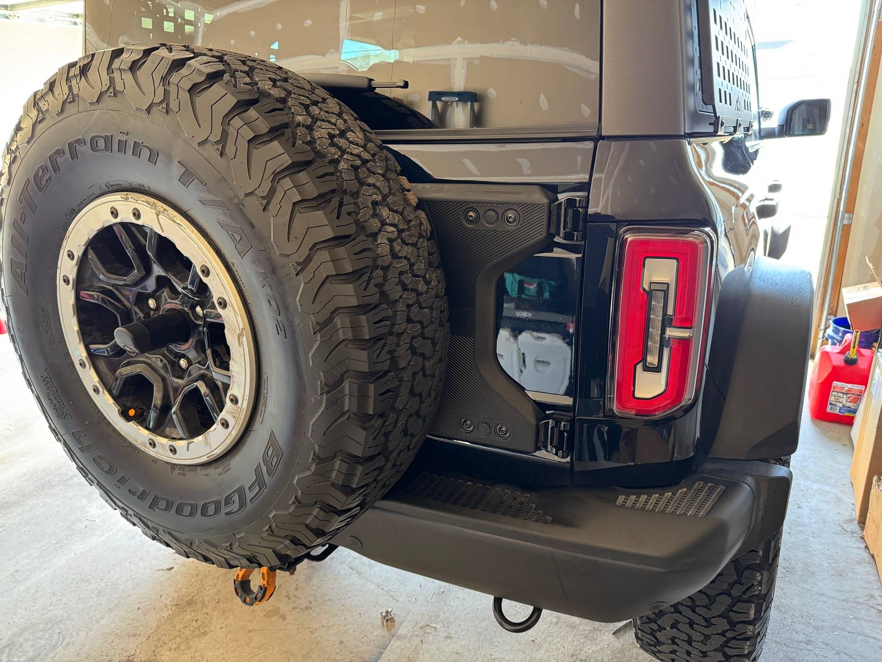 Ford Bronco Spare tire mount reinforcement kit now available from Ford Performance Parts IMG_8132