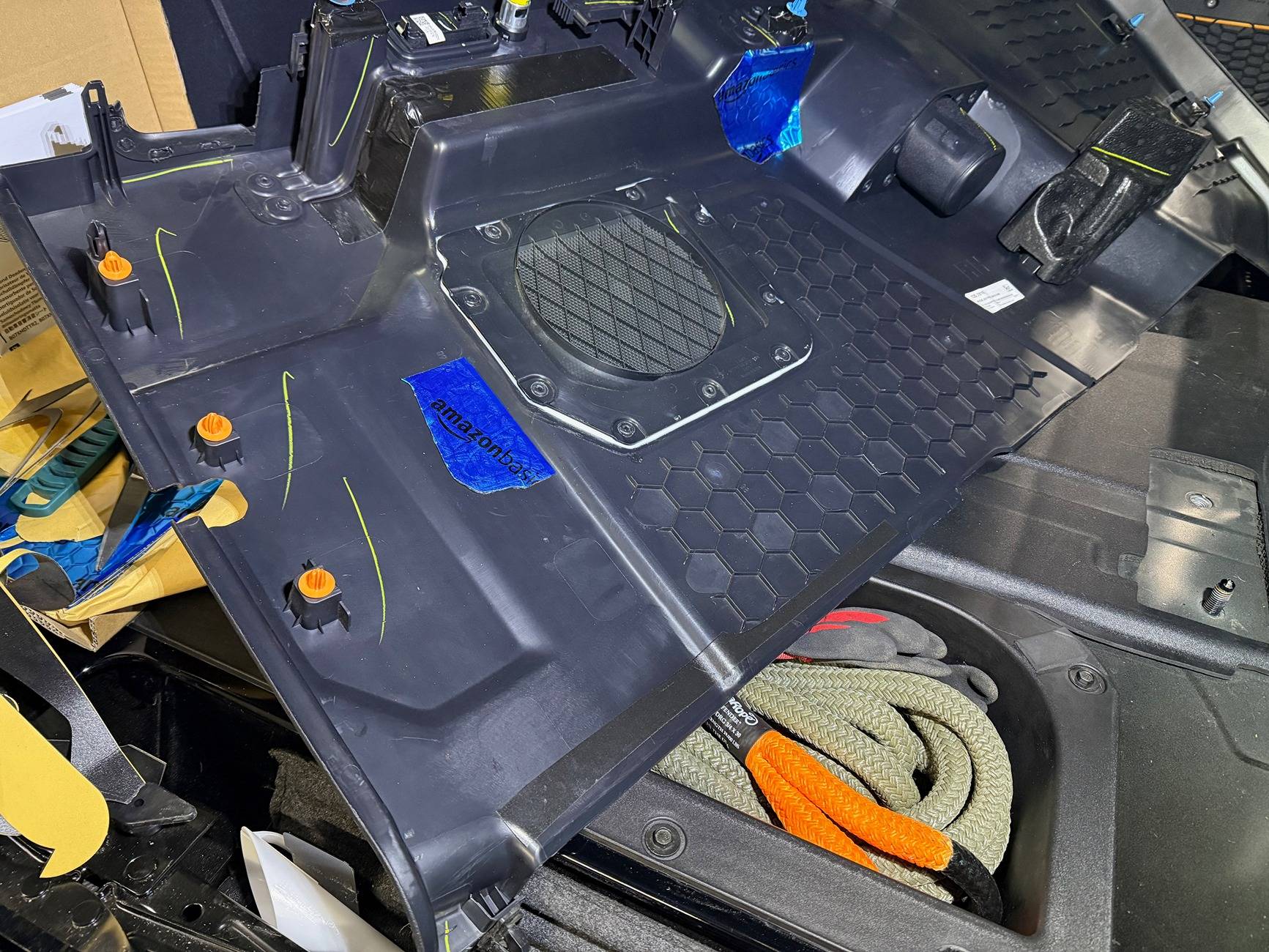 Ford Bronco Those with the B&O sub-  rattle fixes? sound deadening - 3