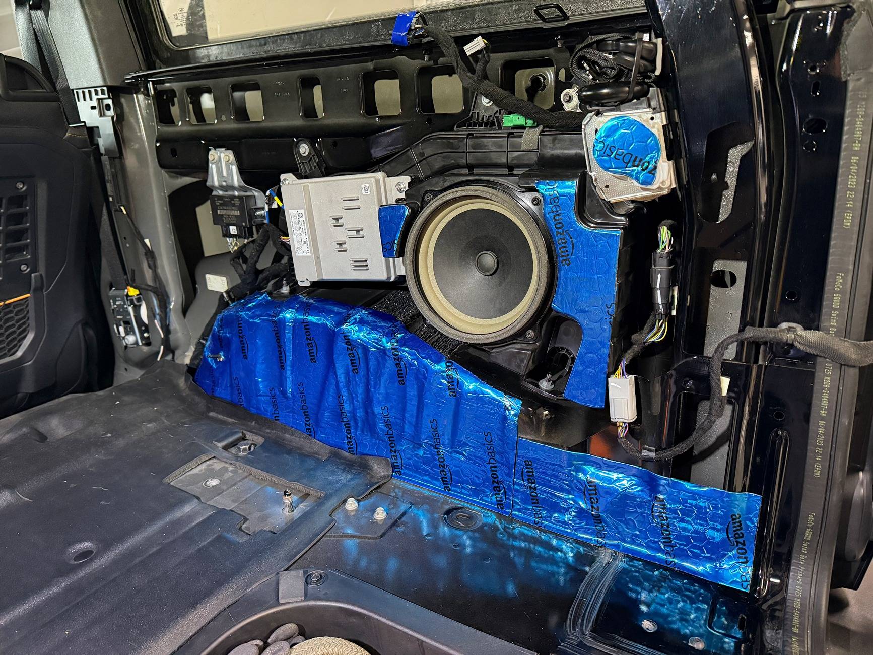 Ford Bronco Those with the B&O sub-  rattle fixes? sound deadening - 2