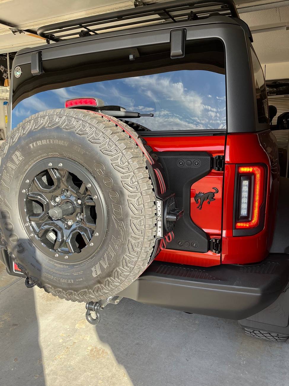 Ford Bronco Spare tire mount reinforcement kit now available from Ford Performance Parts IMG_6925
