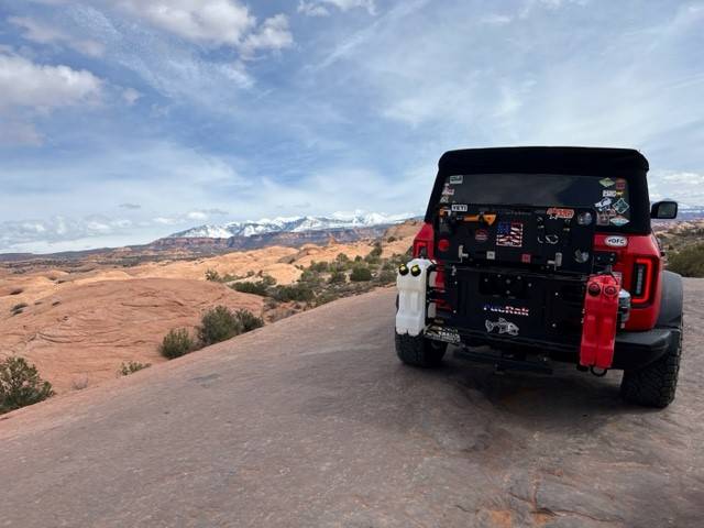 Ford Bronco Moab - Easy/moderate trails that don't involve shelf road? Fins with LaSalle mtns