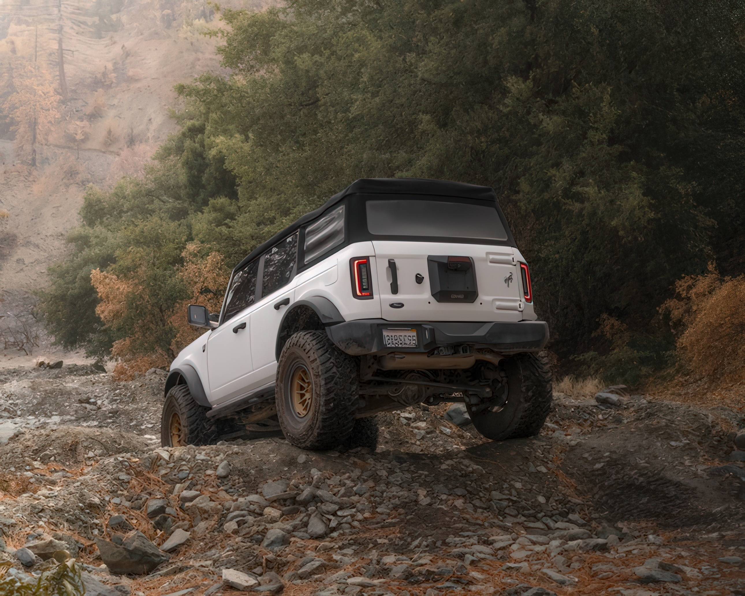 Ford Bronco Who Is Ready For Spring?!?!? ORACLE_Lighting_White_Bronco_woods