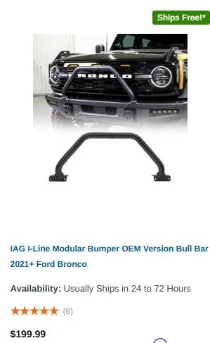 Ford Bronco Capable Bumper Bull Bar Teaser - !!!Coming Soon!!! 1741380105859-7r