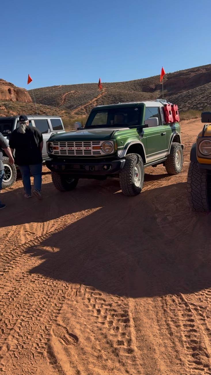 Ford Bronco My overland Bronco Raptor tackling Sliprock Gulch at United by Bronco IMG_8838