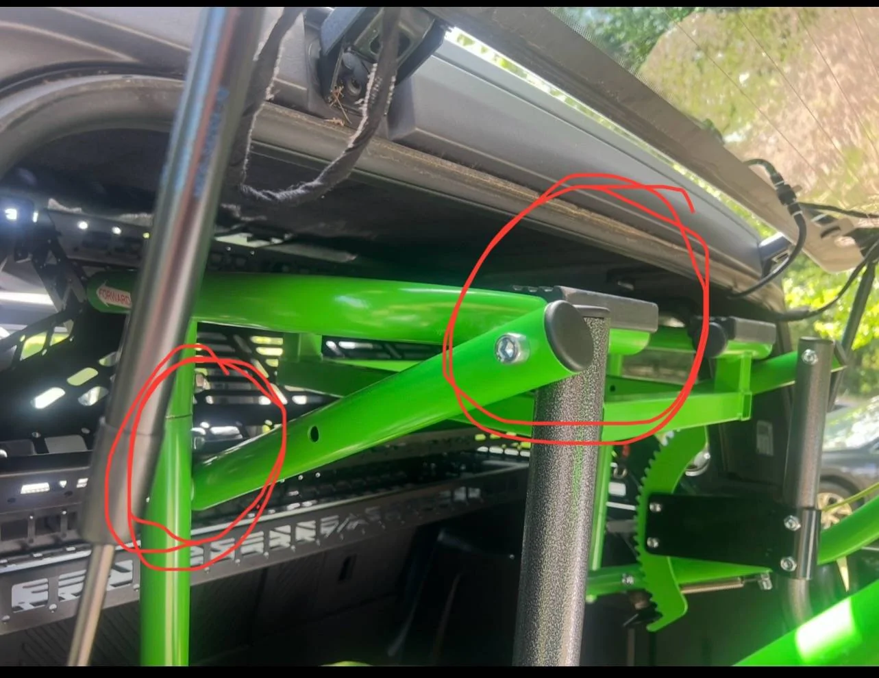 Ford Bronco Toplift Pro and MTM attic shelf, any issues? IMG_7320