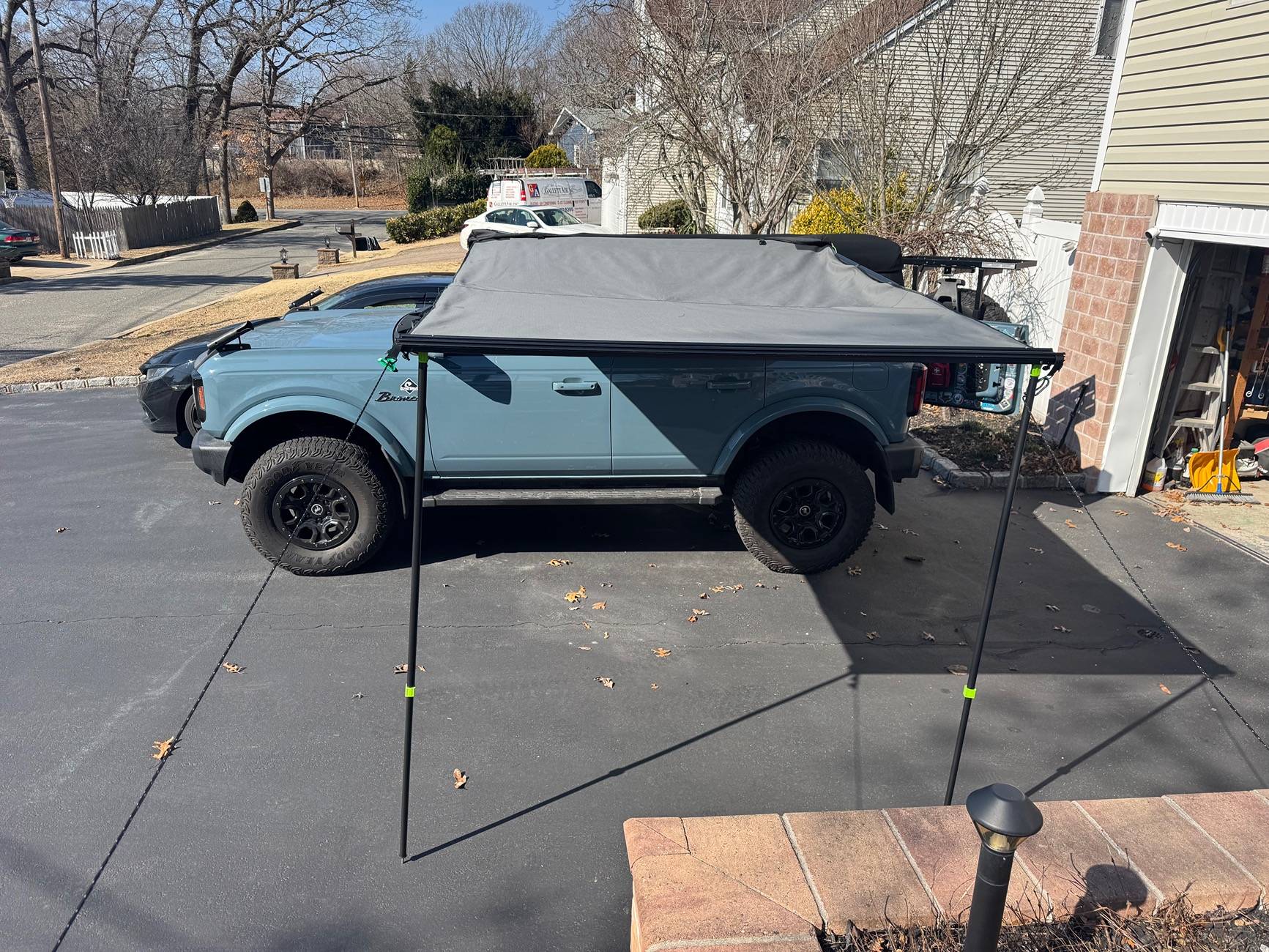 Ford Bronco Awning installed on my soft top. Game changer IMG_1953