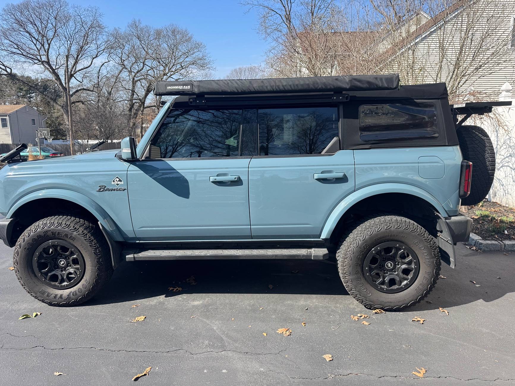 Ford Bronco Awning installed on my soft top. Game changer IMG_1957