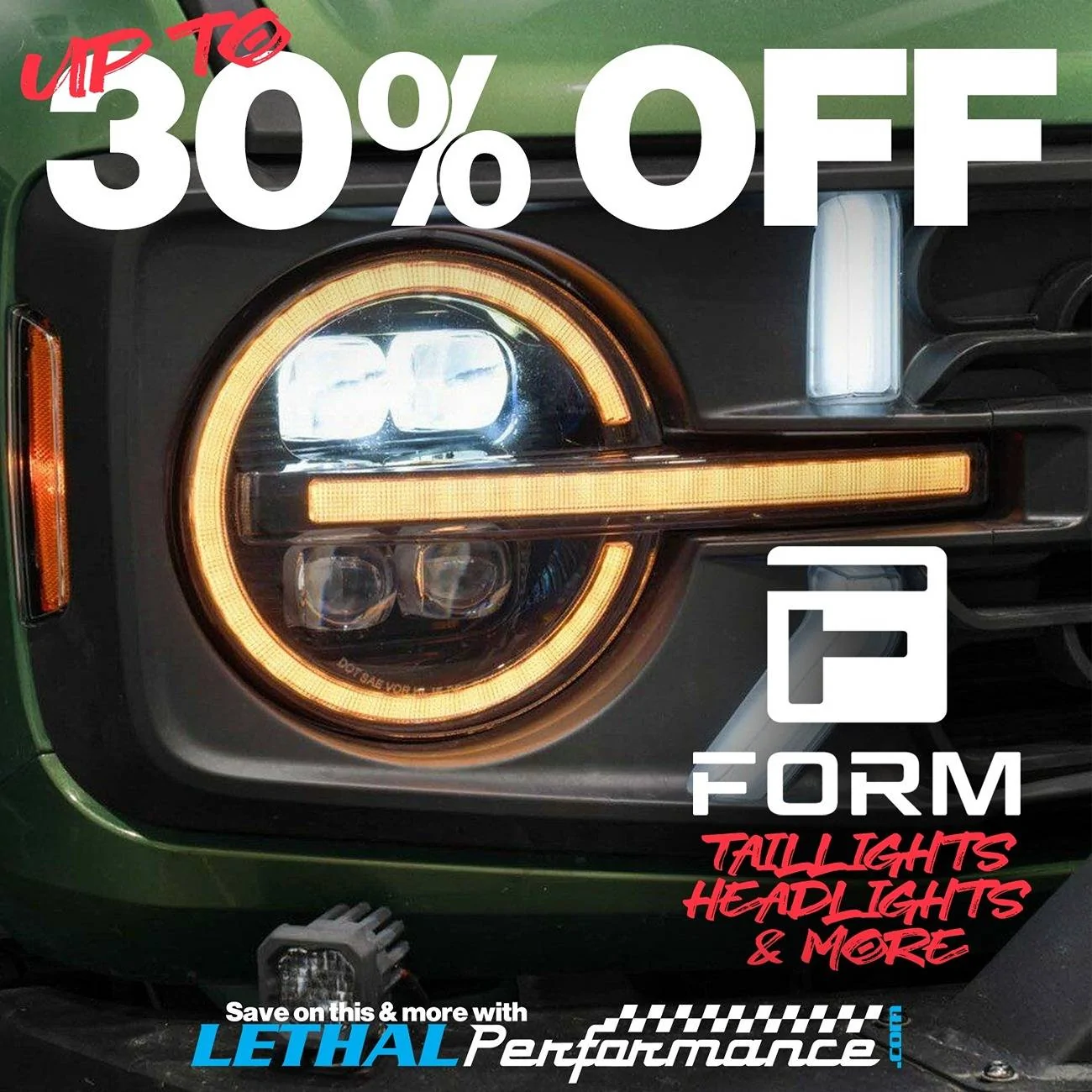 Ford Bronco Form Lighting SALE at Lethal Performance! form_bronco