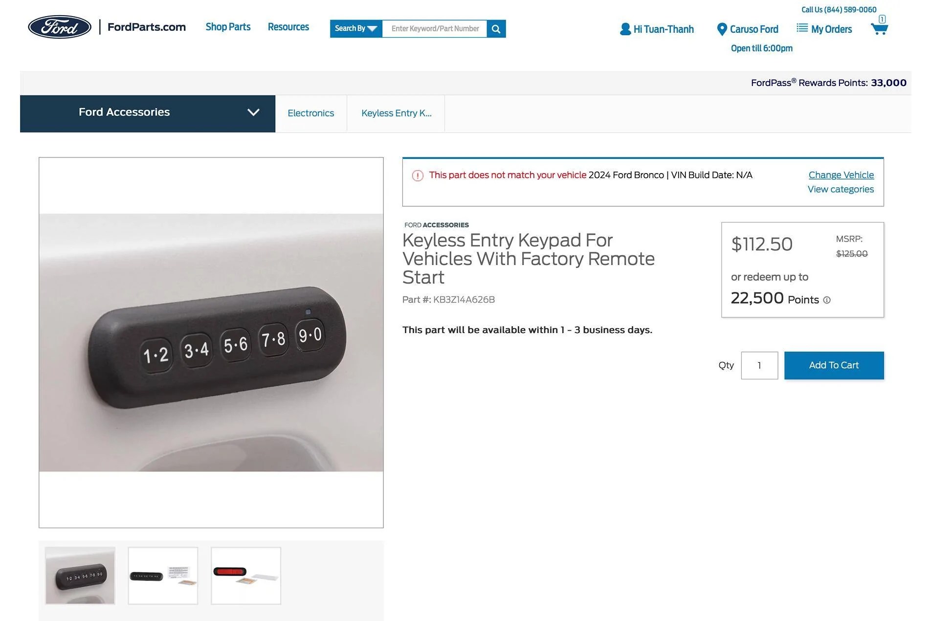 Ford Bronco How to install & program a keyless entry keypad on your Bronco Screenshot 2025-03-10 at 10.07.18 AM
