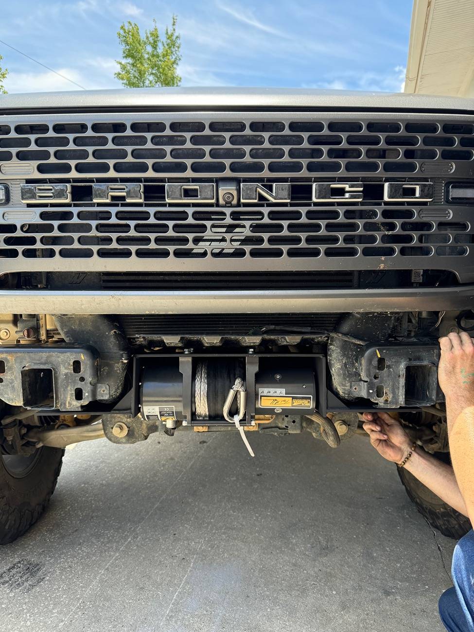 Ford Bronco NEW Hammer Built High Clearance Hidden Winch IMG_9388