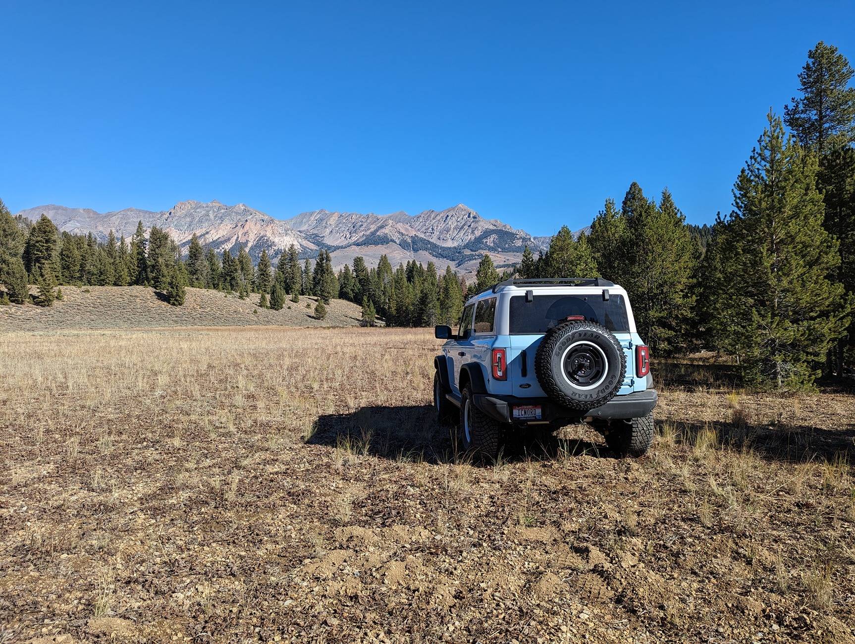 Ford Bronco Two Door Tuesday Lets See Them Two Doors the meadow looking at Boulder mtn 2