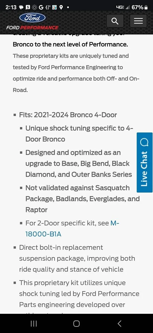 Ford Bronco Anyone Running the Ford Performance Shocks 1000008008