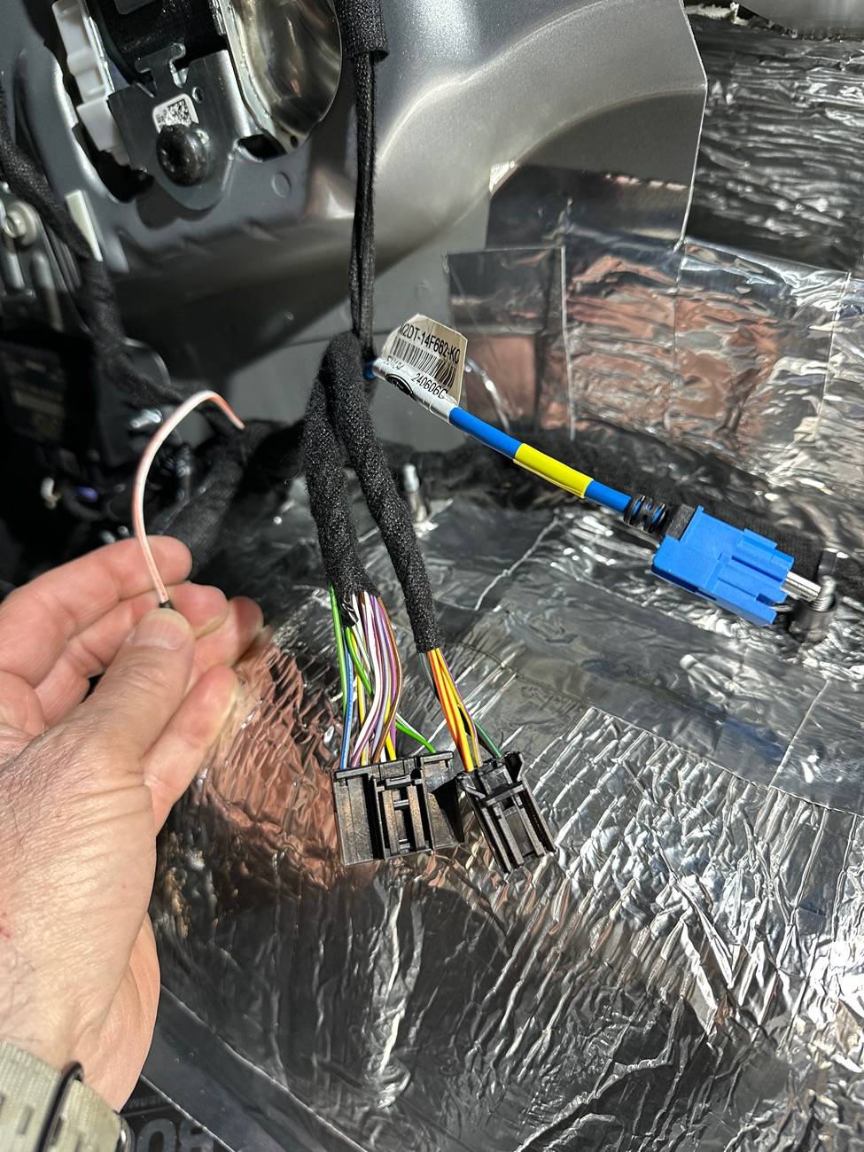 Ford Bronco Adding Rear Factory Hitch, adding boom mat (sound deadening), upgrading Sub image