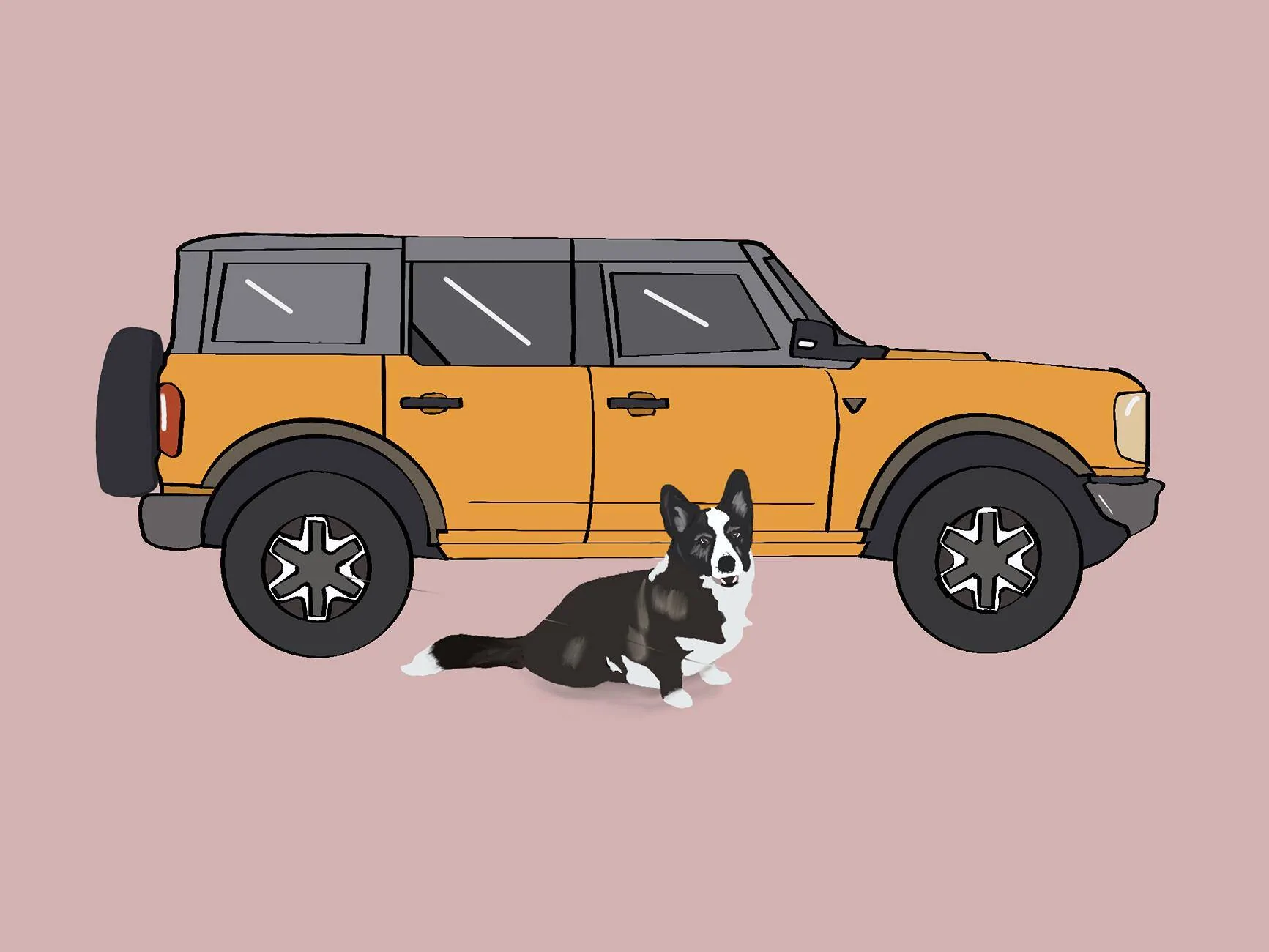 Ford Bronco When Cyber Orange pops. Untitled_Artwork