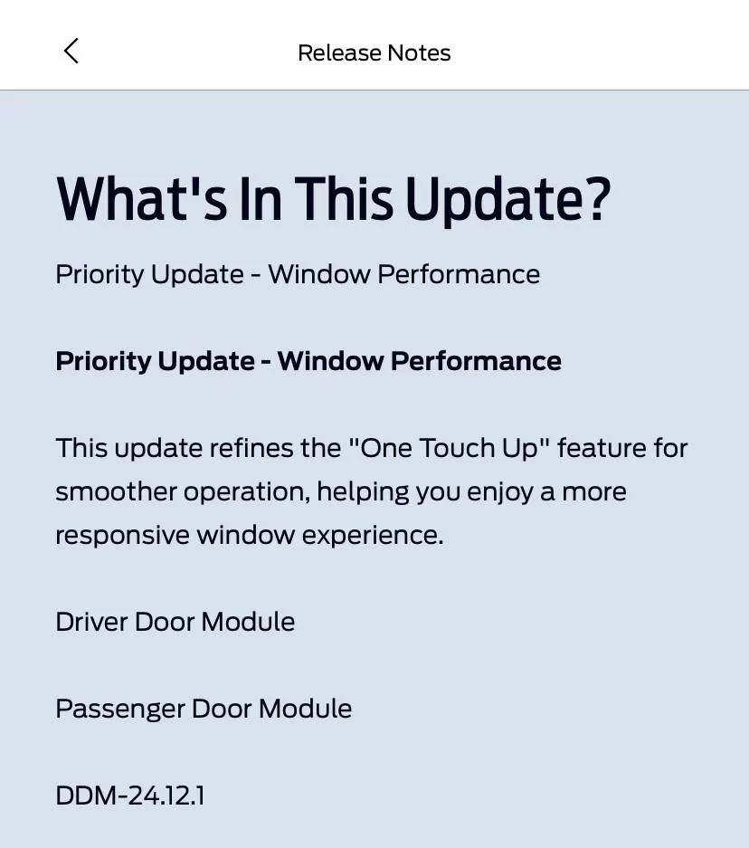 Ford Bronco Window short drop feature returns for 2025 Bronco IMG_0103