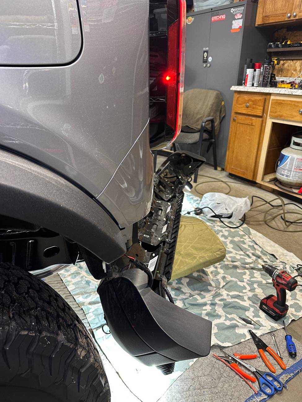 Ford Bronco Adding Rear Factory Hitch, adding boom mat (sound deadening), upgrading Sub IMG_3921