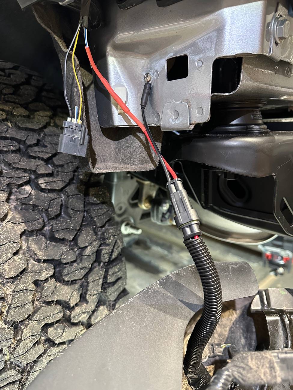 Ford Bronco Adding Rear Factory Hitch, adding boom mat (sound deadening), upgrading Sub IMG_3923