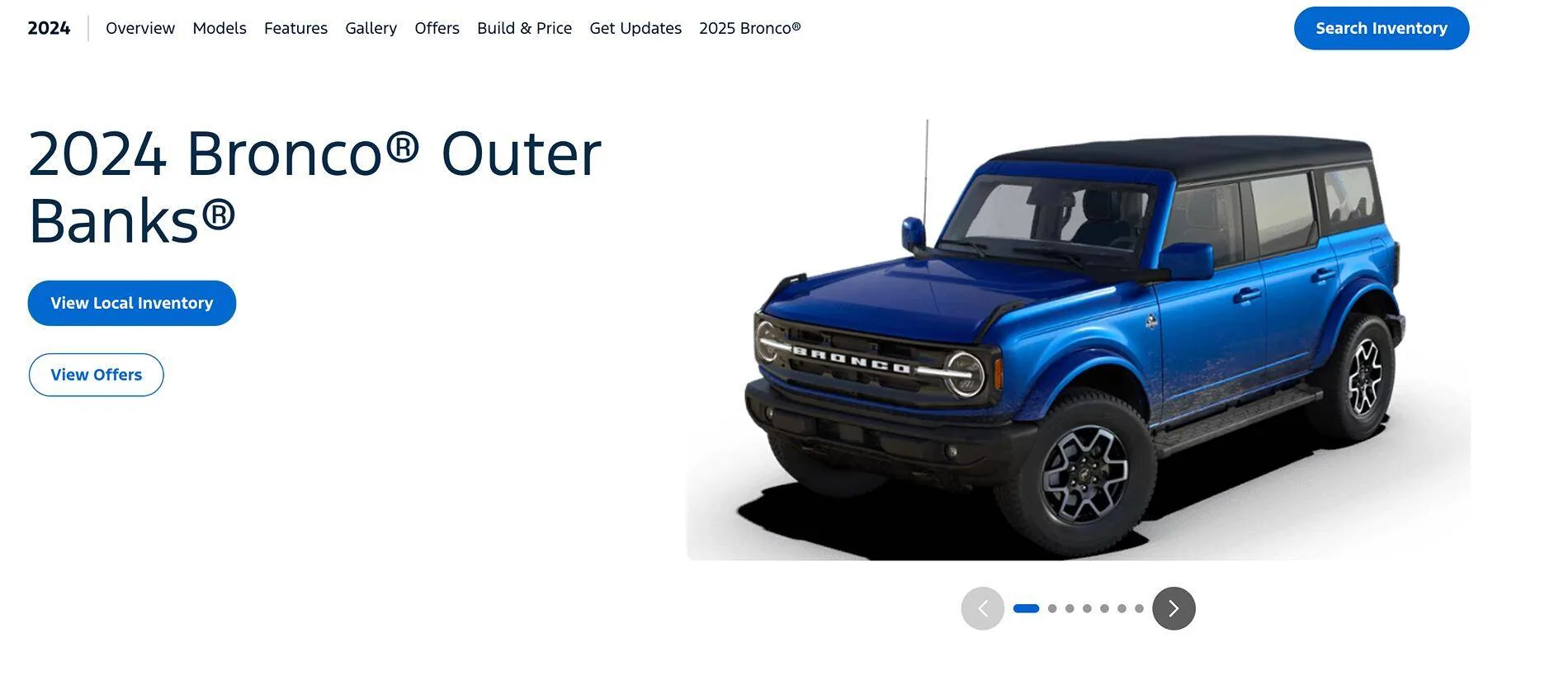Ford Bronco Big Bend Grille is Gone Screenshot 2025-03-13 at 2.35.10 PM