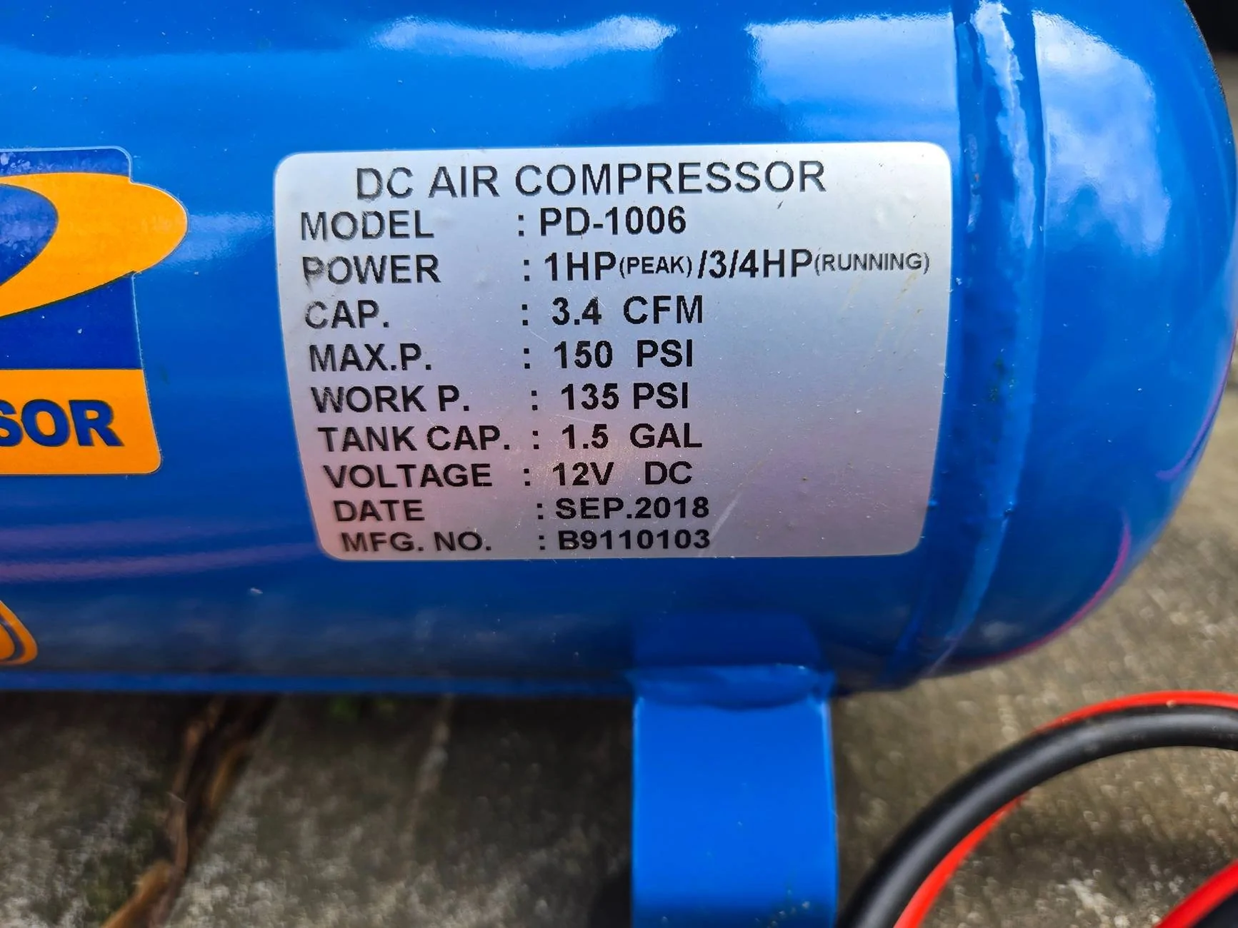 Ford Bronco Puma 12v Air Compressor 20250313_160246