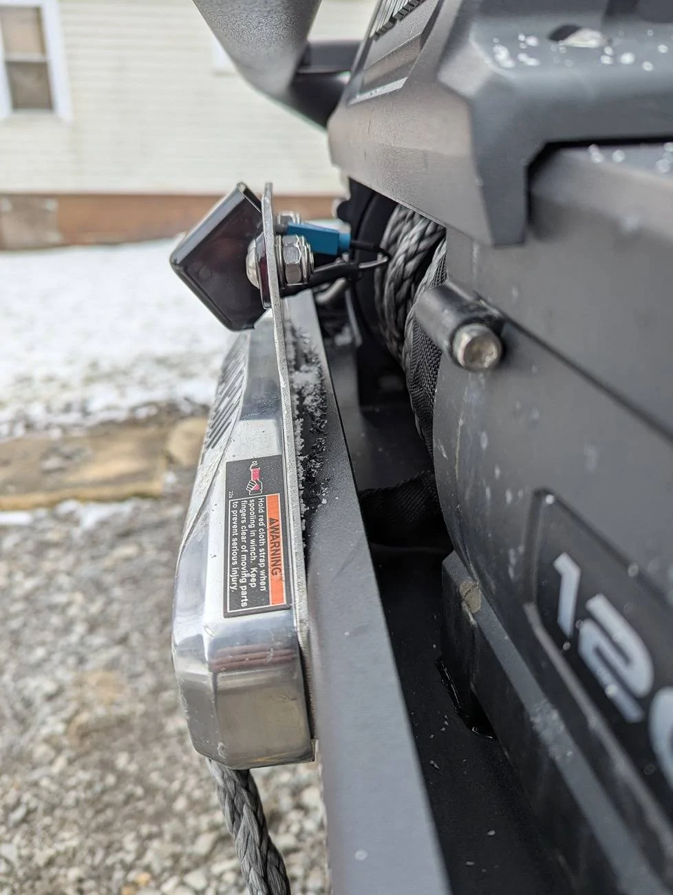 Ford Bronco My cheap solution to moving front camera due to winch/bumper PXL_20250306_215718813